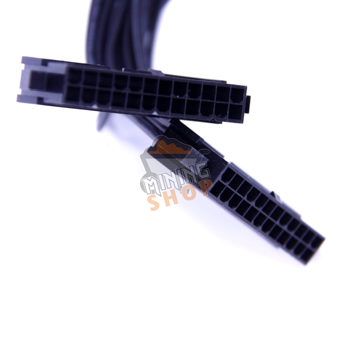 24 Pin Dual PSU Adapter HuDieM Multiple Power Supply Splitter Extension Cable for Mining ATX Motherboard 
