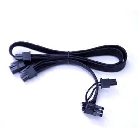 PCI-E 8-Pin to Dual 8-Pin 2x (6+2 Pin) Graphics Video Card Power Supply Cable - pci e 8 pin to dual 8 pin 2x 62 pin graphics video card power supply cable - 1    - Mining Shop